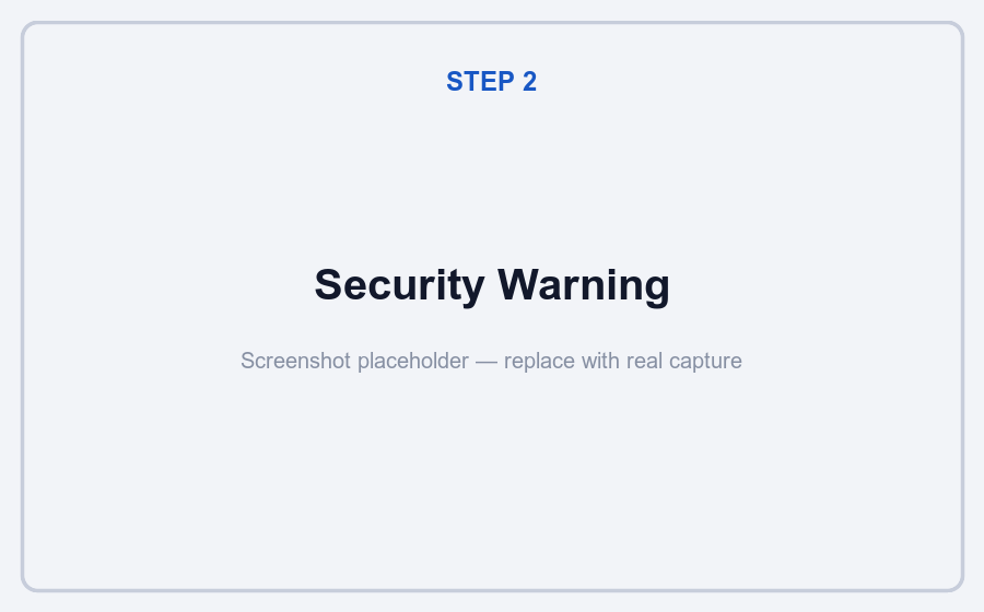 Windows protected your PC security warning dialog